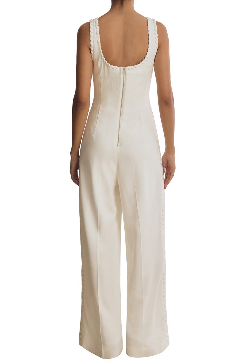 Reiss Atelier Max Whipstitch Detail Sleeveless Jumpsuit, Alternate, color, 