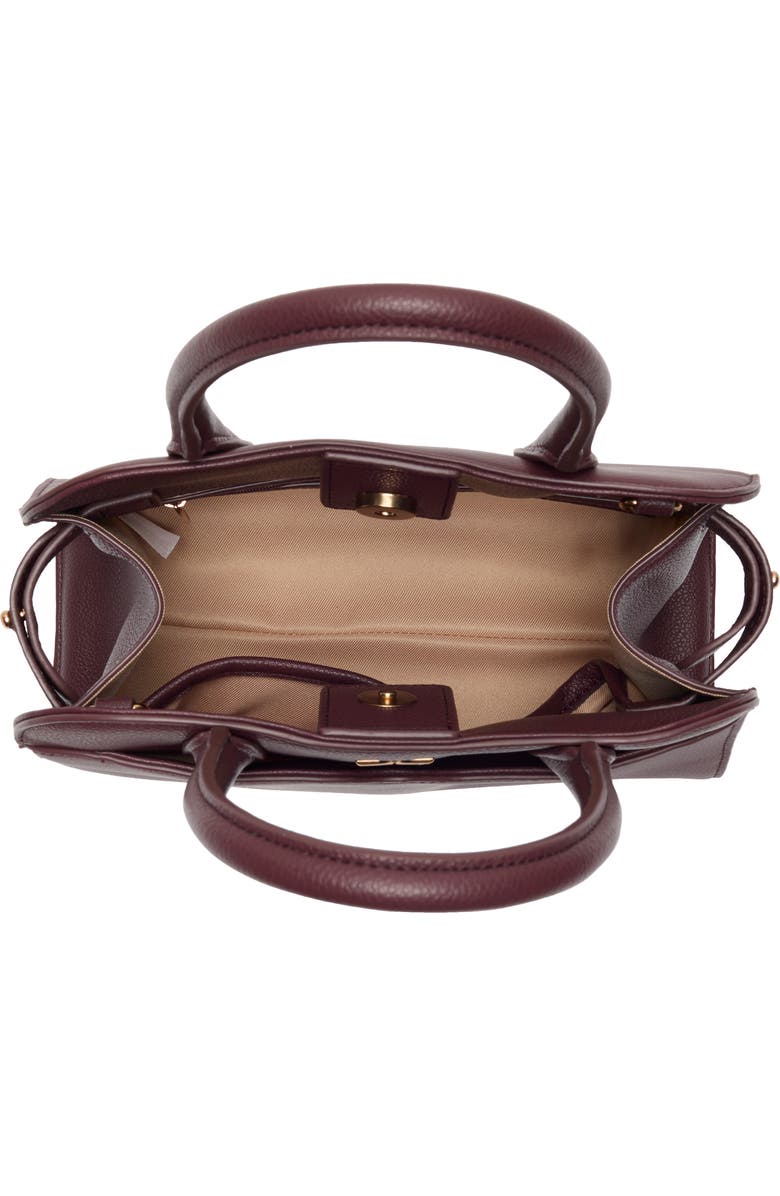 Sam Edelman Miranda Small Satchel, Alternate, color, Dark Red