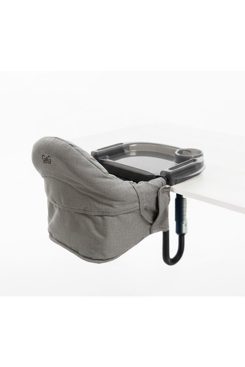 Perch Dining Tray for Hook-On High Chair, Baby Mealtime Tray, Alternate, color, Grey