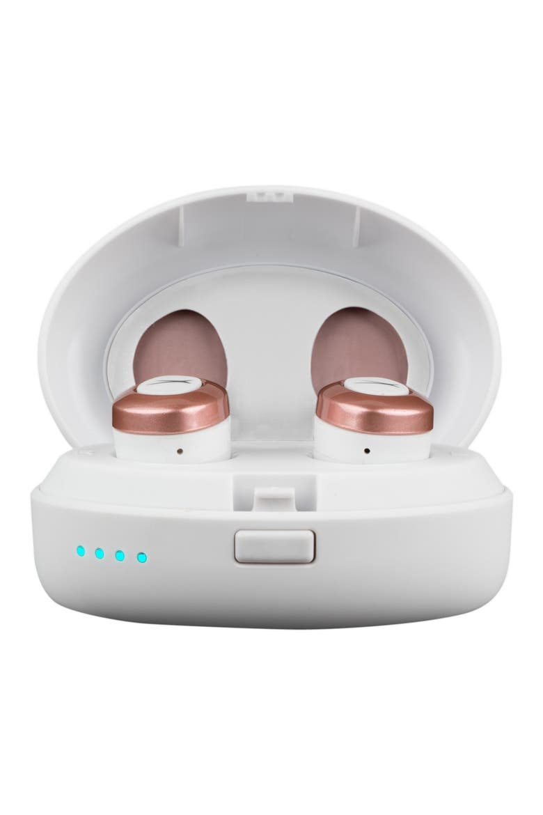 True Evo Wireless Bluetooth® Earbuds, Alternate, color, ROSE GOLD