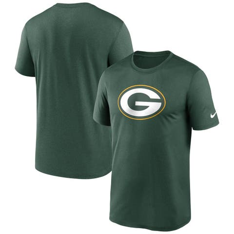 Men's Nike  Green Green Bay Packers Legend Logo Performance T-Shirt