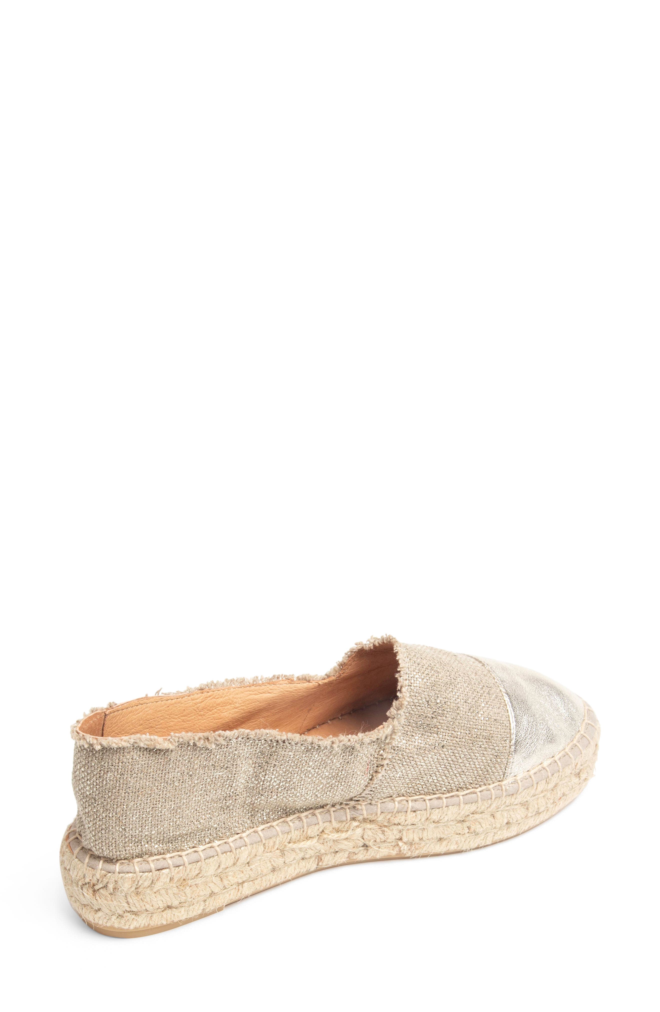 Maui Espadrille, Alternate, color, NATURAL METALLIC/ GOLD