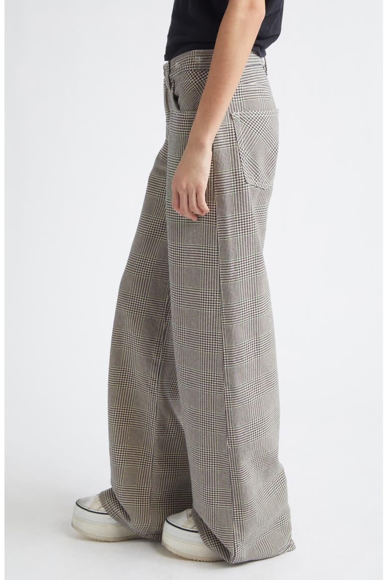 Darcy Flare Jeans, Alternate, color, PRINCE OF WALES GREY CHECK