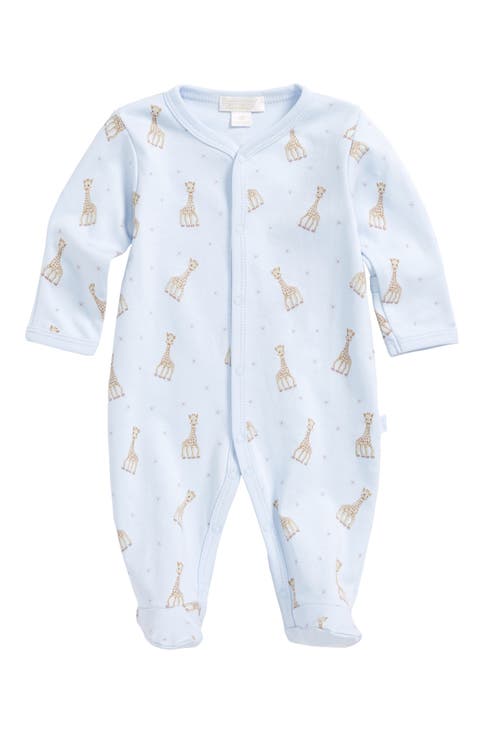 x Sophie la Girafe Print Footie (Baby)