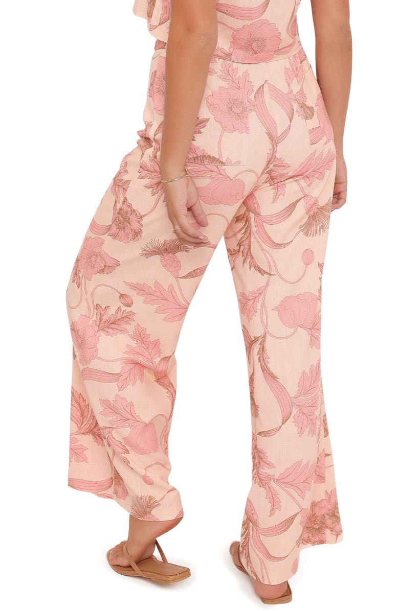 Petal & Pup Brayden Print Wide Leg Pants, Alternate, color, Pink Floral