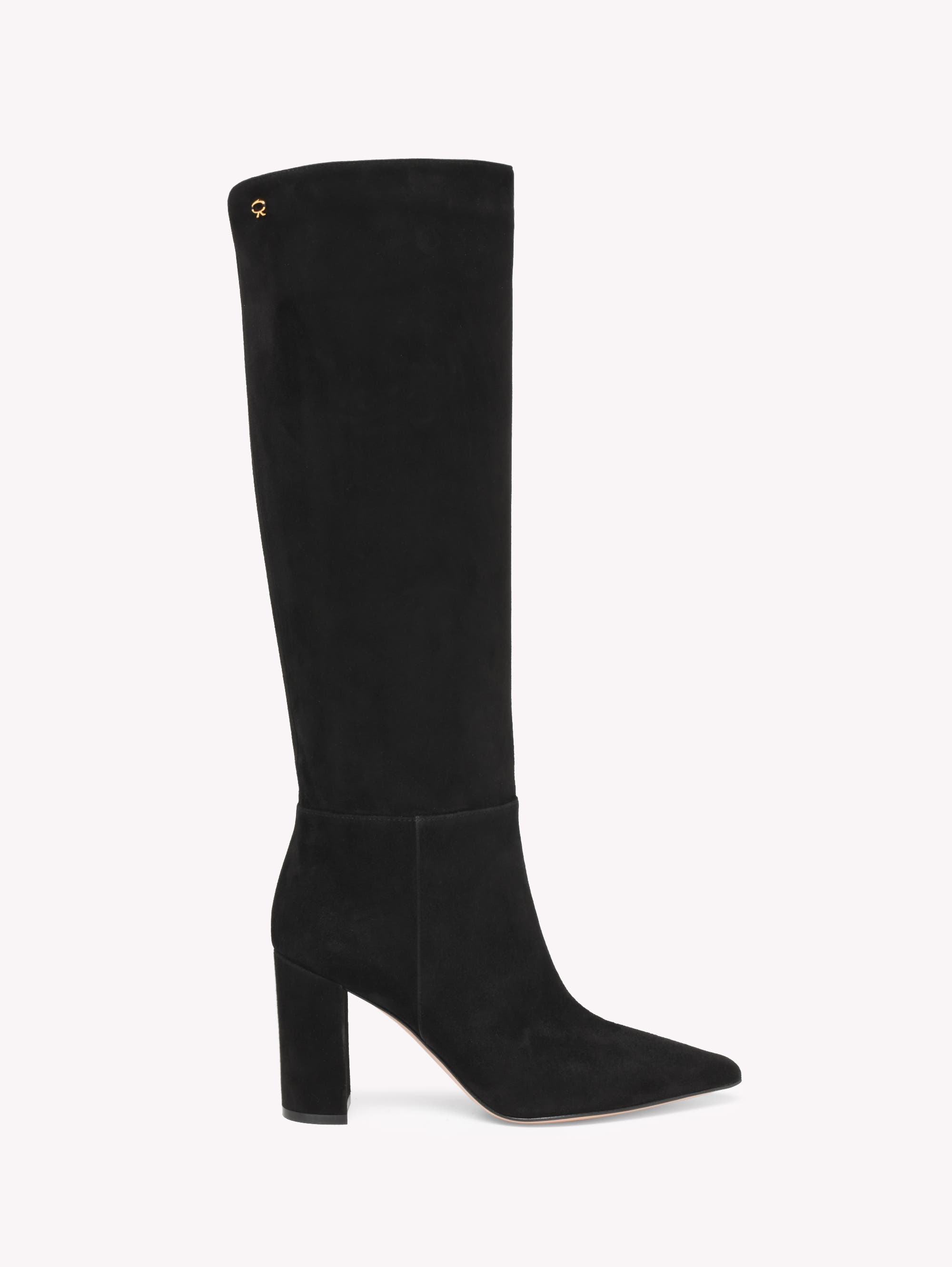 Gianvito Rossi Piper Boot 85, Main, color, Black