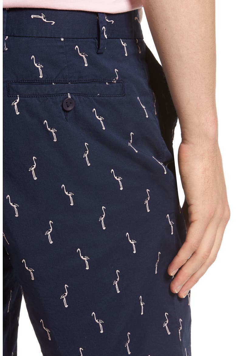 Embroidered Twill Shorts, Alternate, color, V-BLUE W/BERMUDA SAND