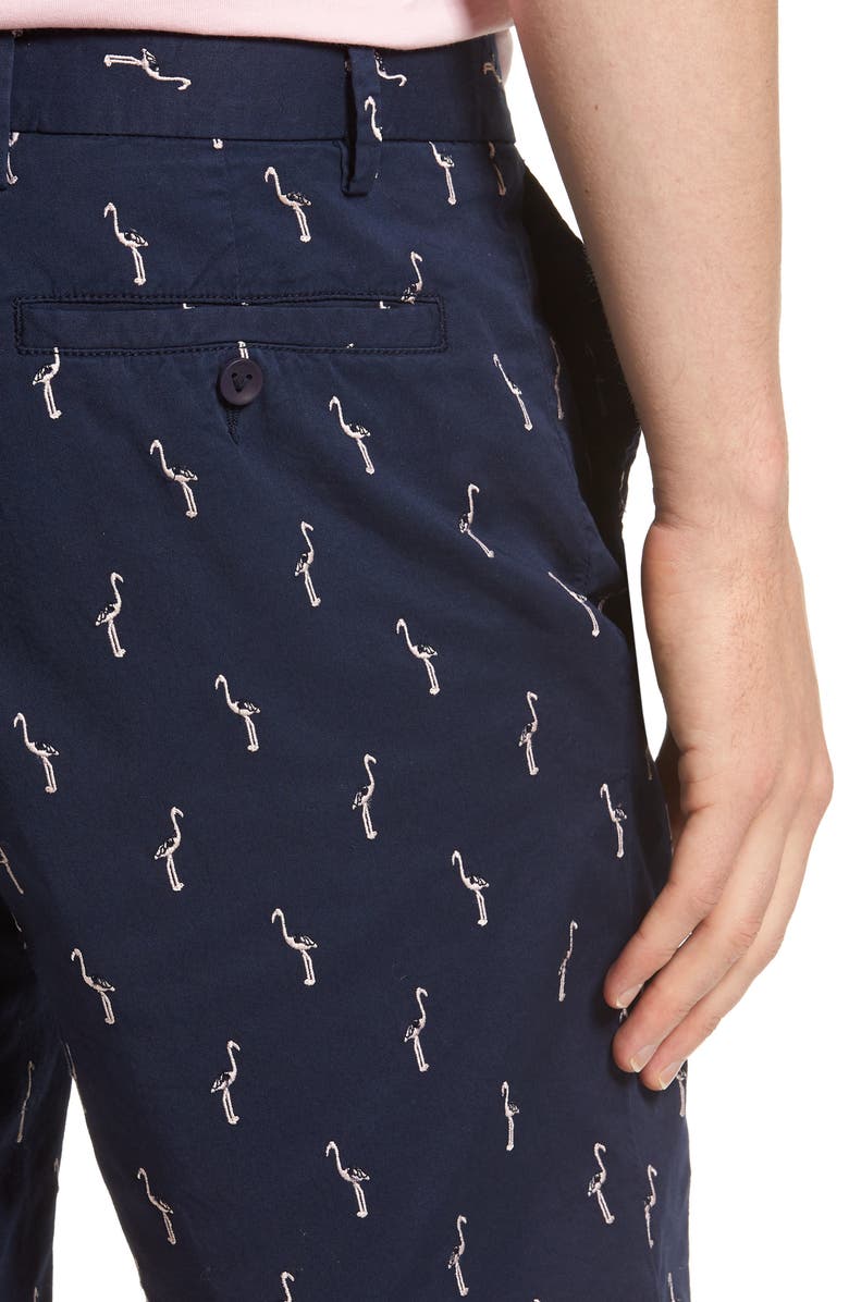 Vilebrequin Embroidered Twill Shorts, Alternate, color,