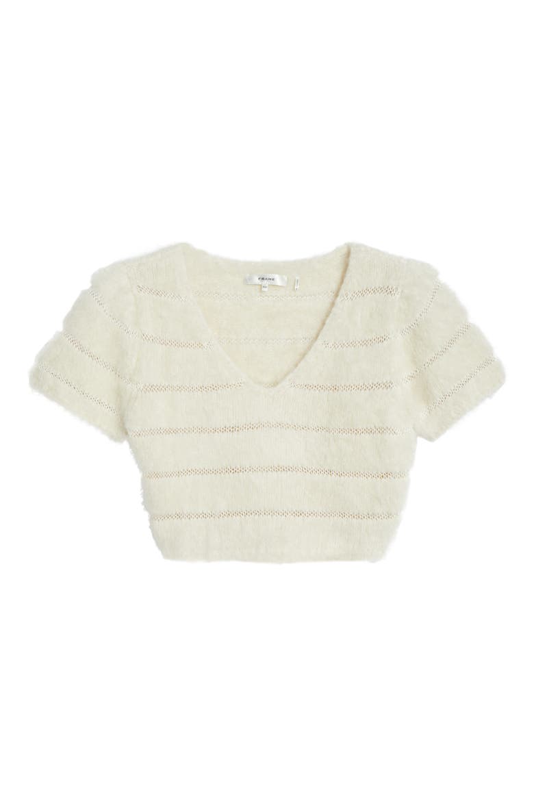 The Cloud Crop Sweater, Alternate, color, CREAM