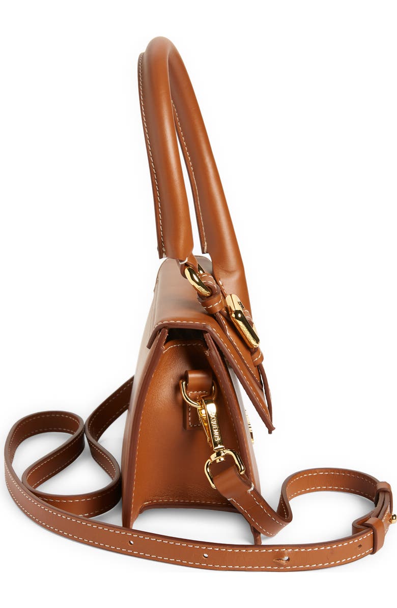 Jacquemus Le Chiquito Moyen Buckle Leather Top Handle Bag, Alternate, color,
