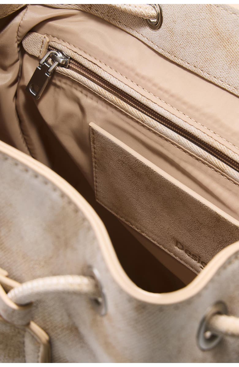 Desigual Mini Floral Embroidered Convertible Backpack, Alternate, color,