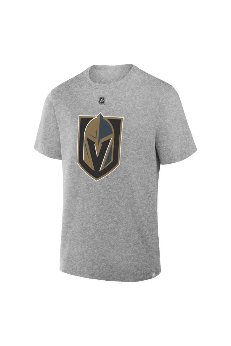 Men's Fanatics Jack Eichel Gray Vegas Golden Knights Authentic Stack Name & Number T-Shirt, Alternate, color, Gray
