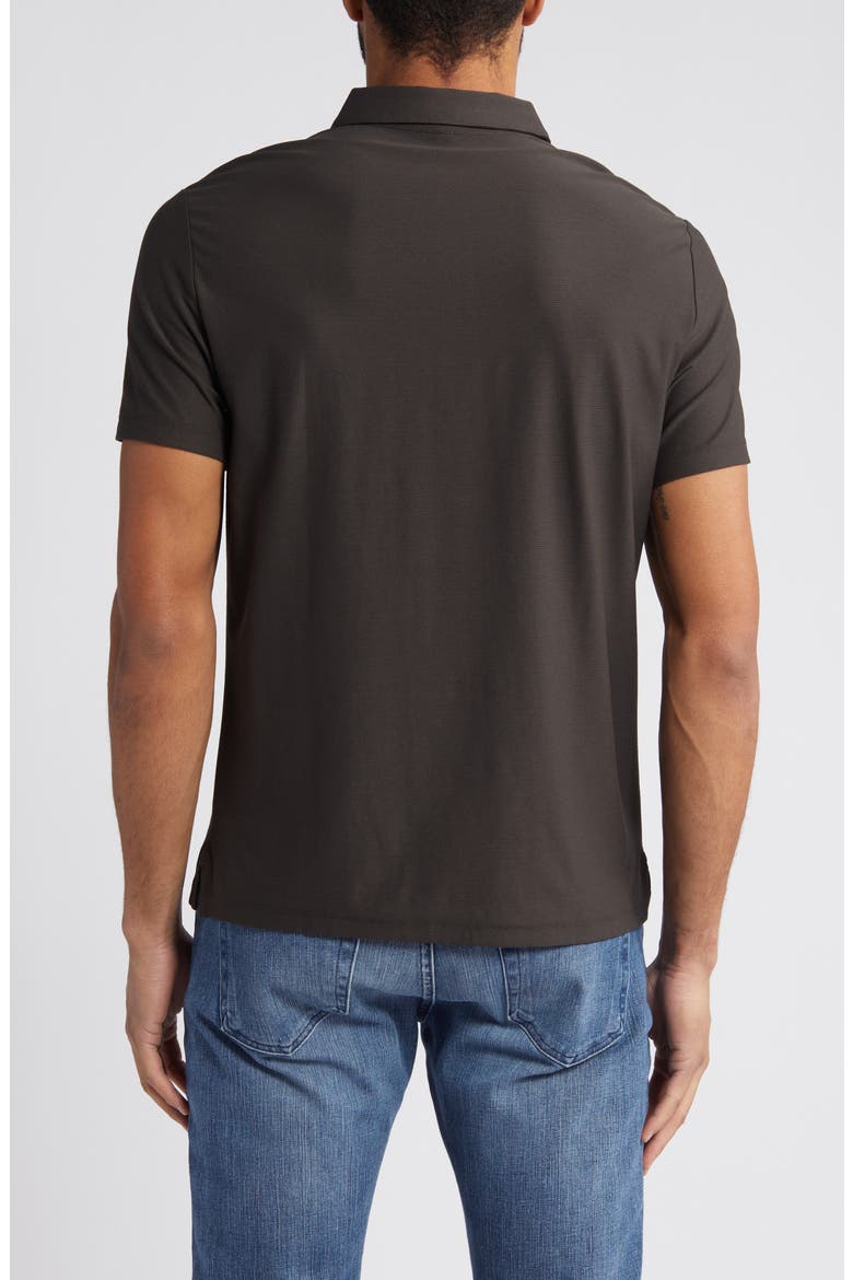 Hickman Short Sleeve Polo Shirt, Alternate, color, CANNON