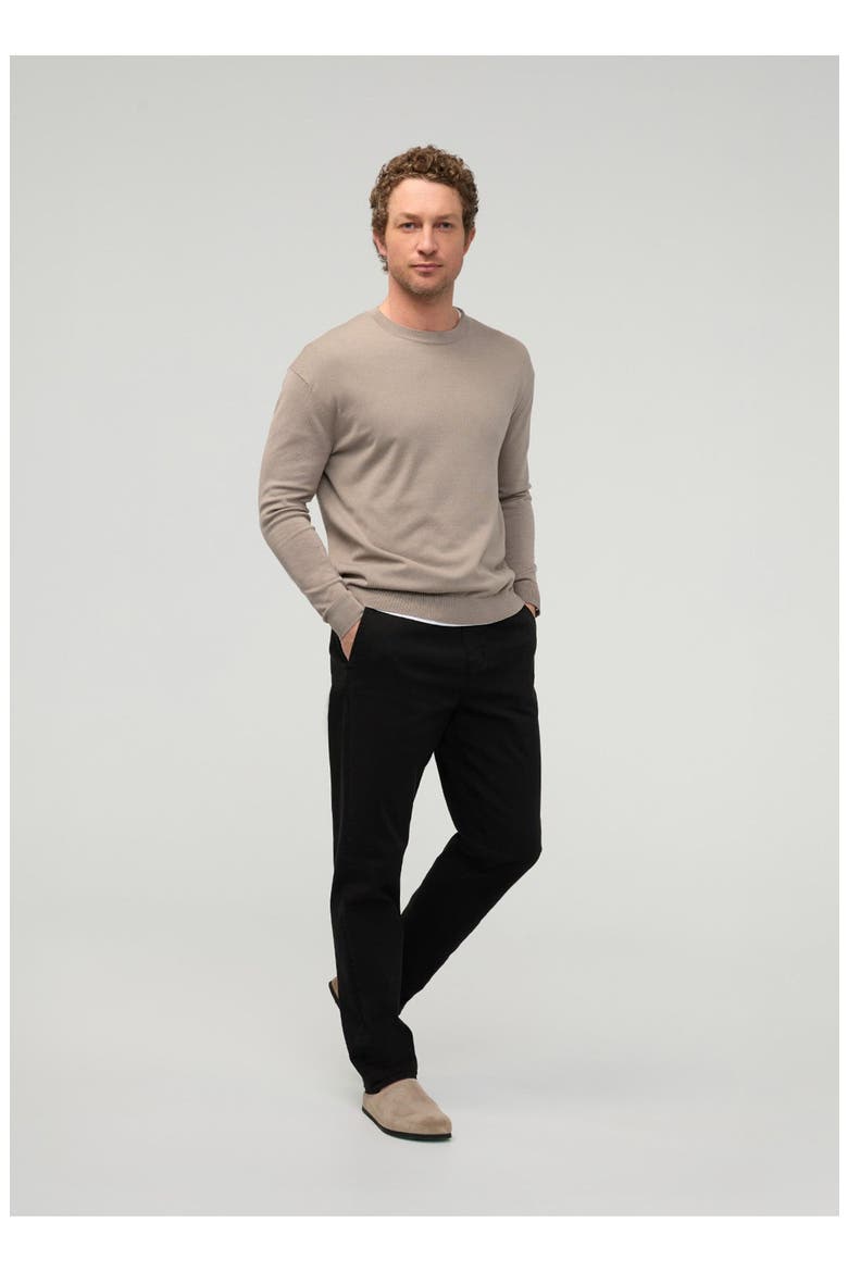 FlexTwill Relaxed Pull On Pant, Main, color, Black