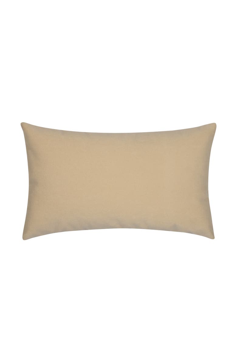 Elaine Smith Plush Velvet Indoor & Outdoor Woven Accent Pillow, Main, color, Honey