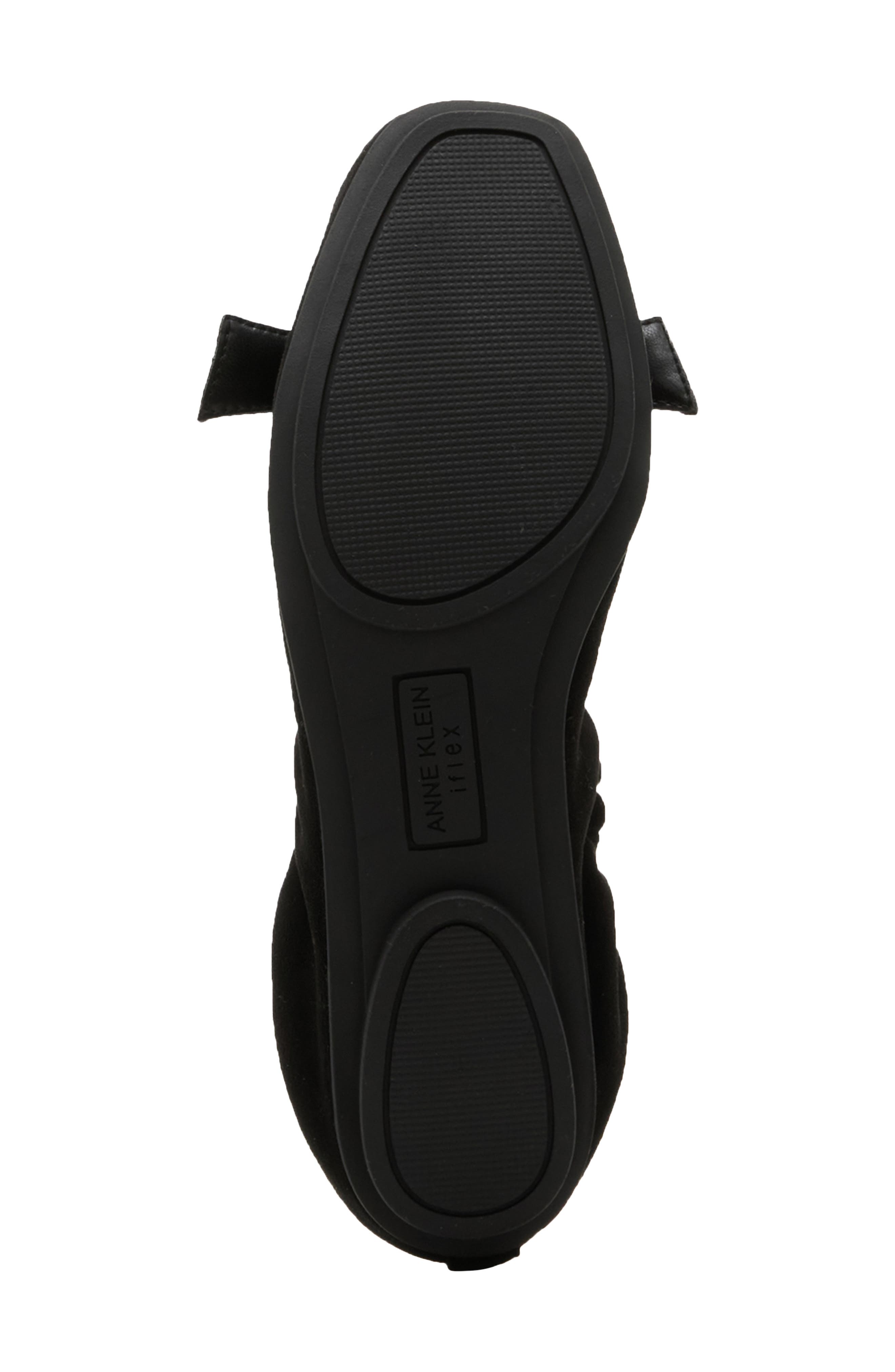Charity Flat, Alternate, color, BLK MICRO SUEDE