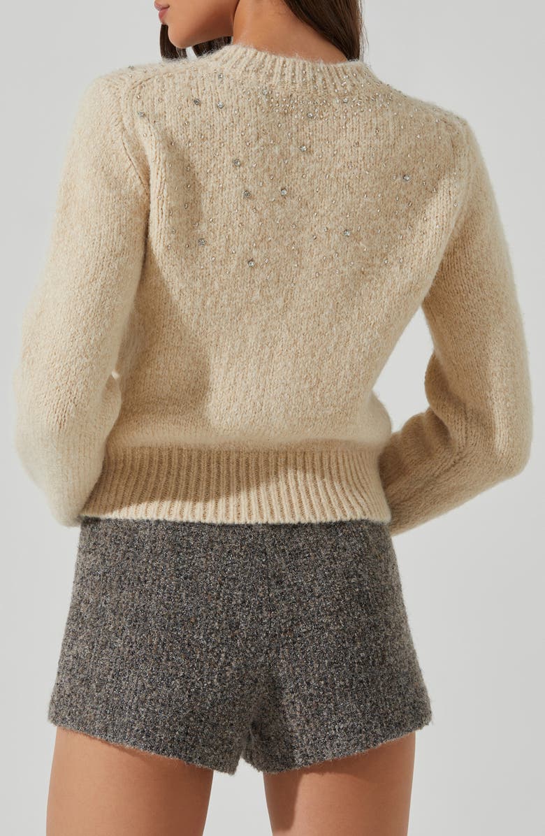 ASTR the Label Sigourney Embellished Cardigan, Alternate, color, 