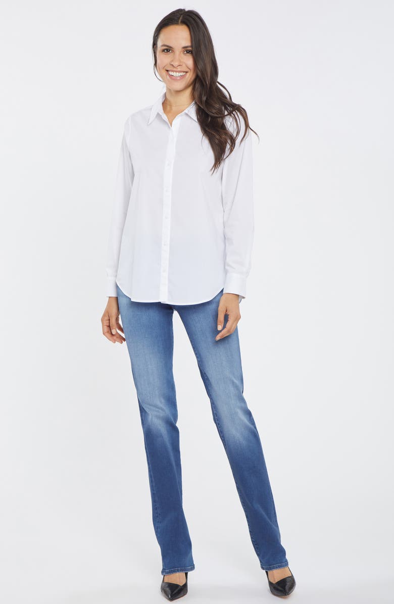 NYDJ Everyday Cotton Long Sleeve Button-Up Shirt, Alternate, color, 