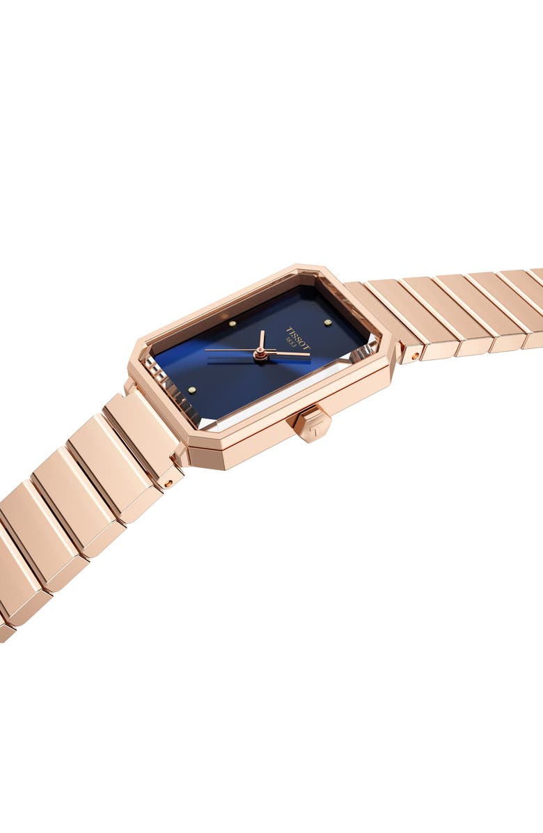 Tissot SRV Diamond Bracelet Watch, 30mm x 21.8mm, Alternate, color,