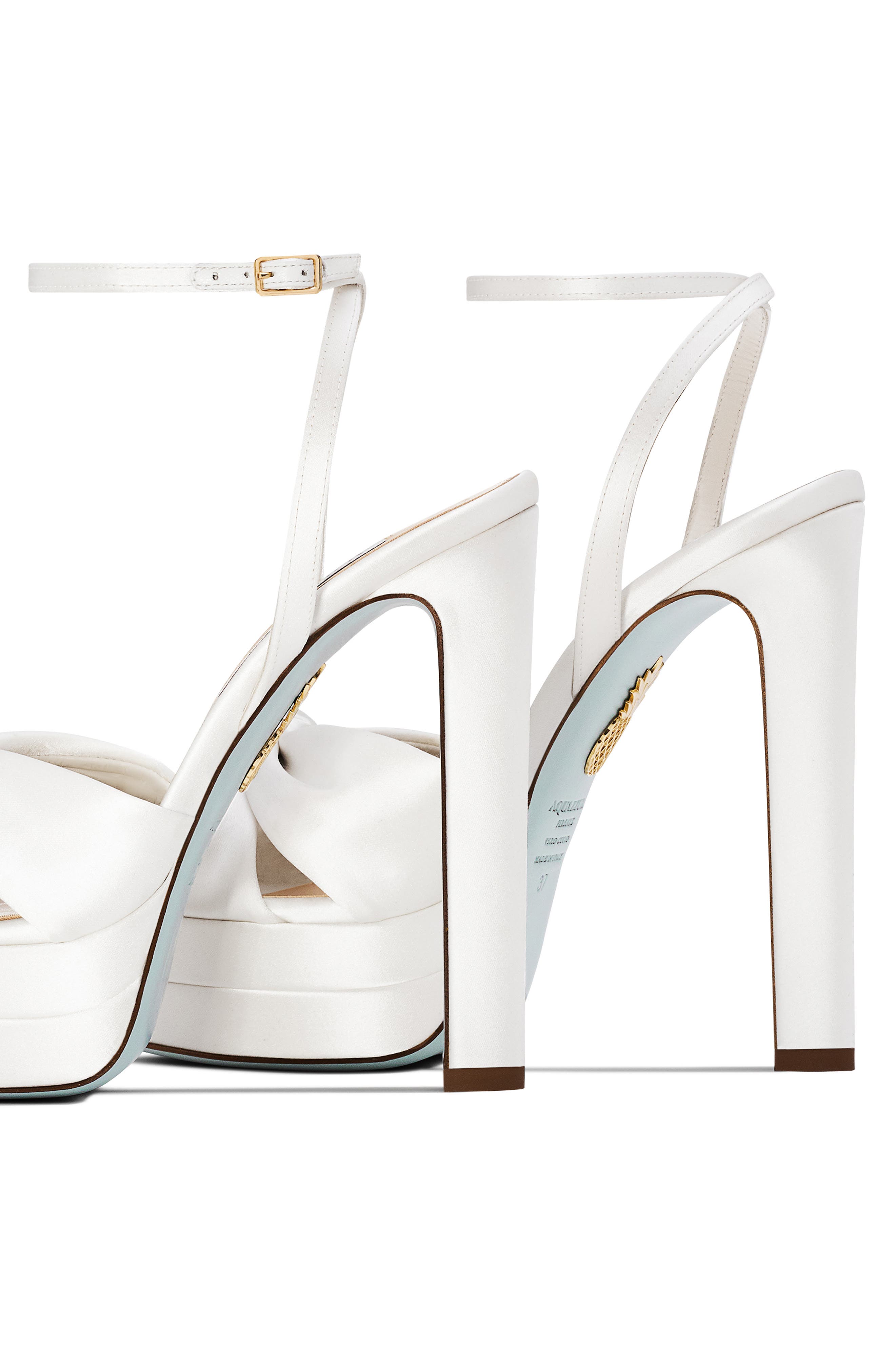 Aquazzura Cupid Bridal Ankle Strap Sandal, Alternate, color, 