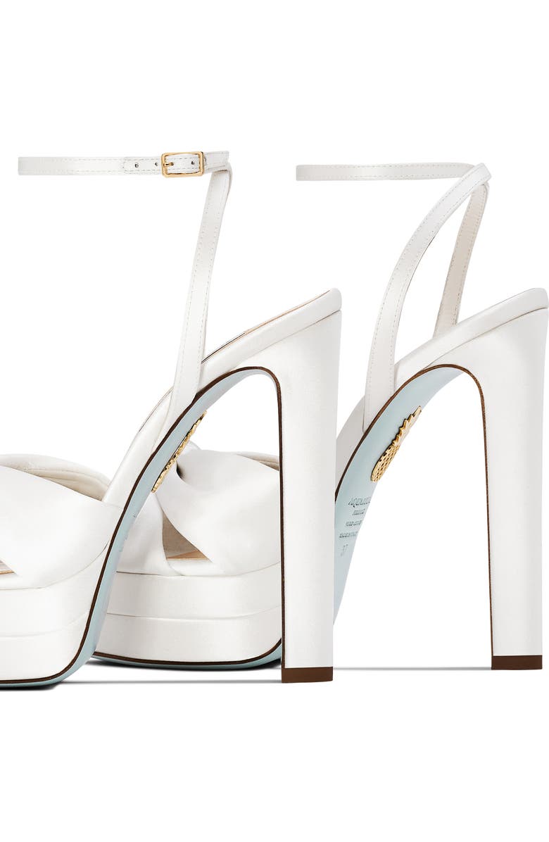 Aquazzura Cupid Bridal Ankle Strap Sandal, Alternate, color,