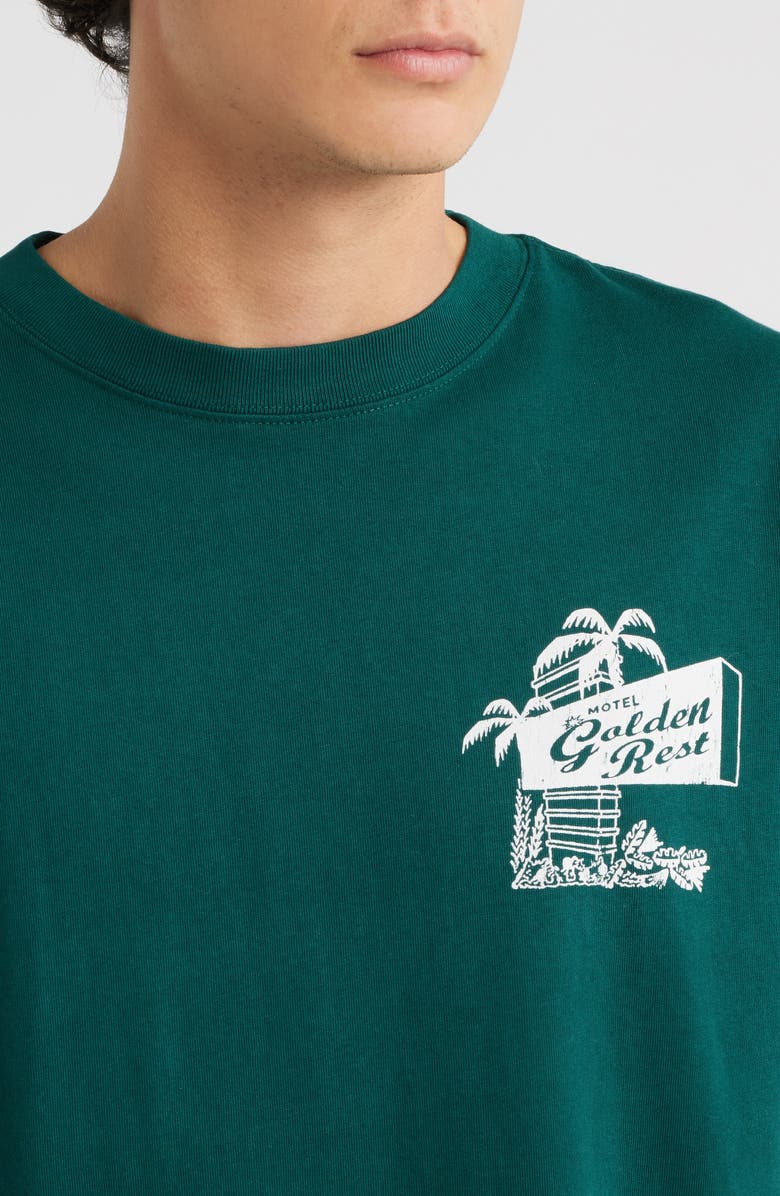 ID Supply Co NPL Motel Golden Rest Graphic T-Shirt, Alternate, color, Washed Green