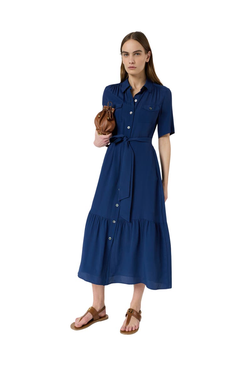 Raina Shirt Dress, Alternate, color, Ink