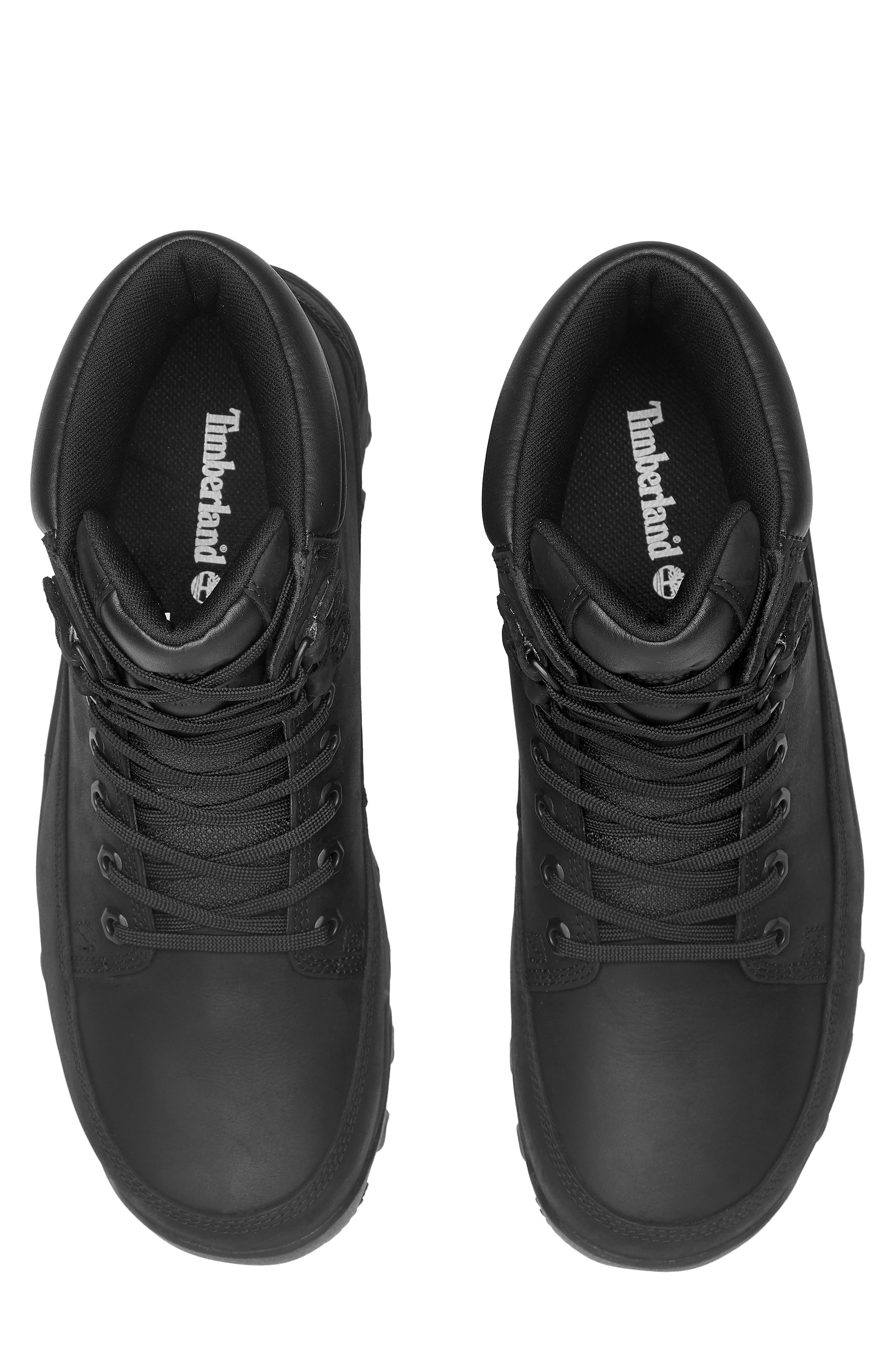 Rime Ridge Waterproof Leather Boot, Alternate, color, BLACK