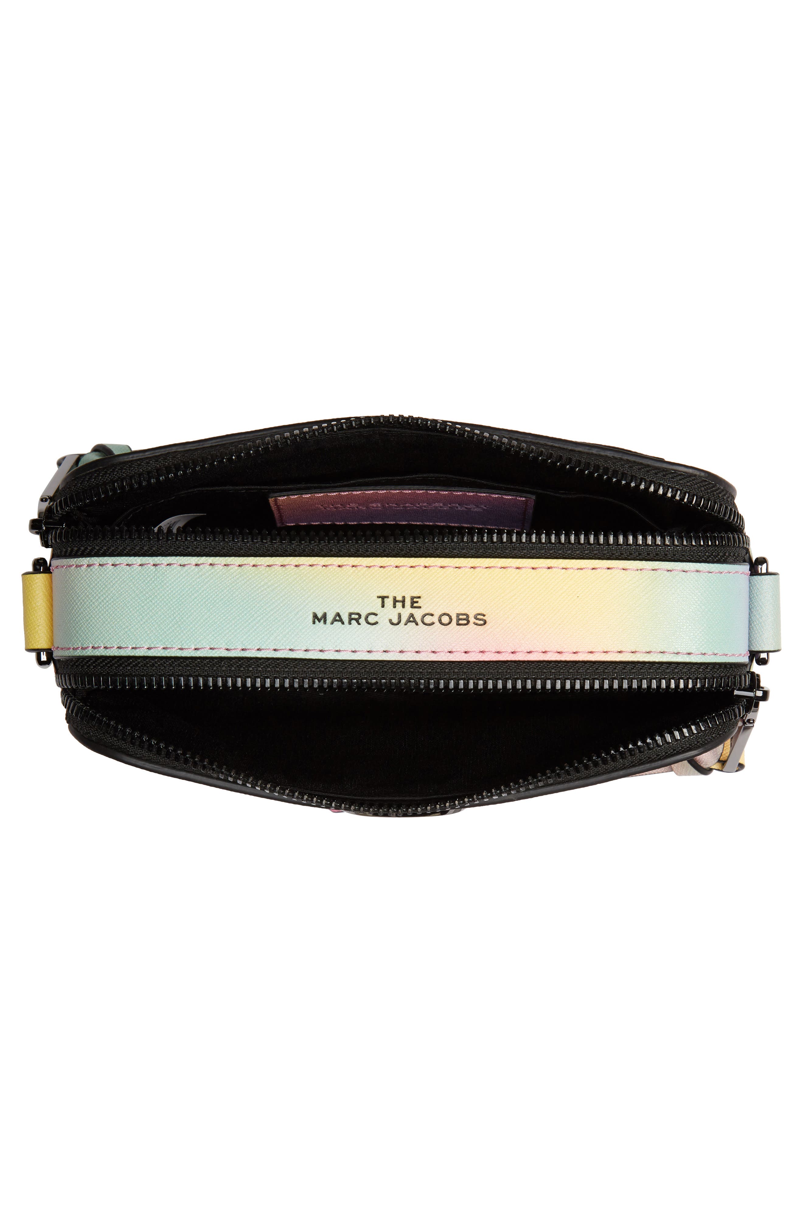 Marc Jacobs THE MARC JACOBS Snapshot Airbrushed Leather Crossbody Bag, Alternate, color, 