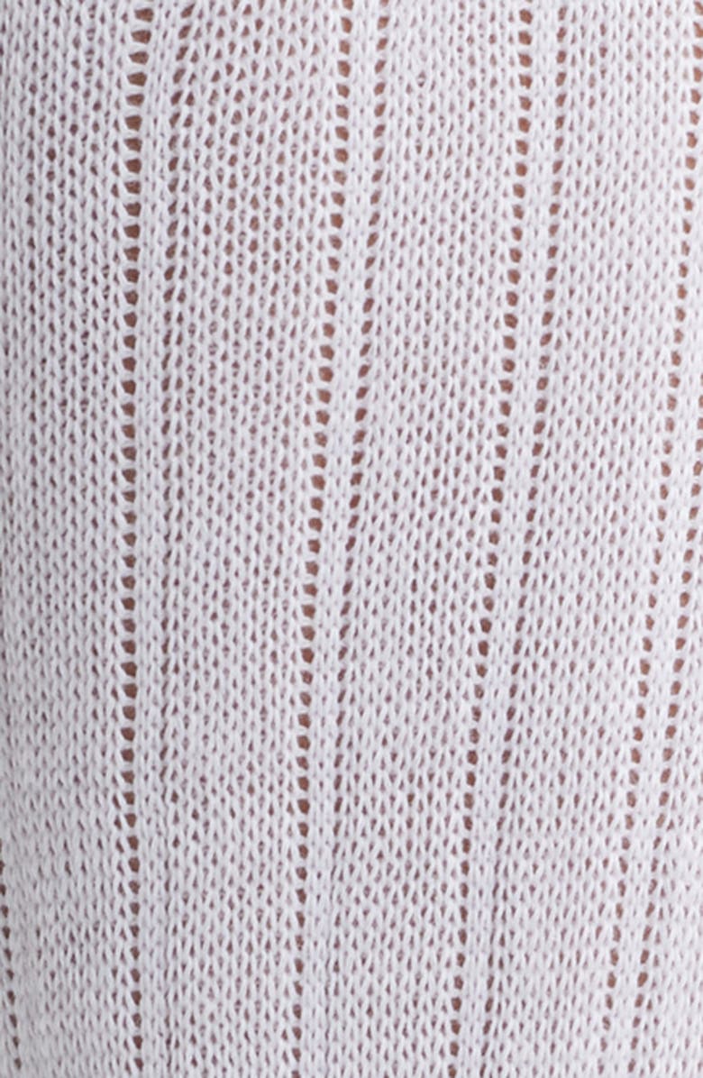 Stems Open Knit Knee High Socks, Alternate, color, Ivory