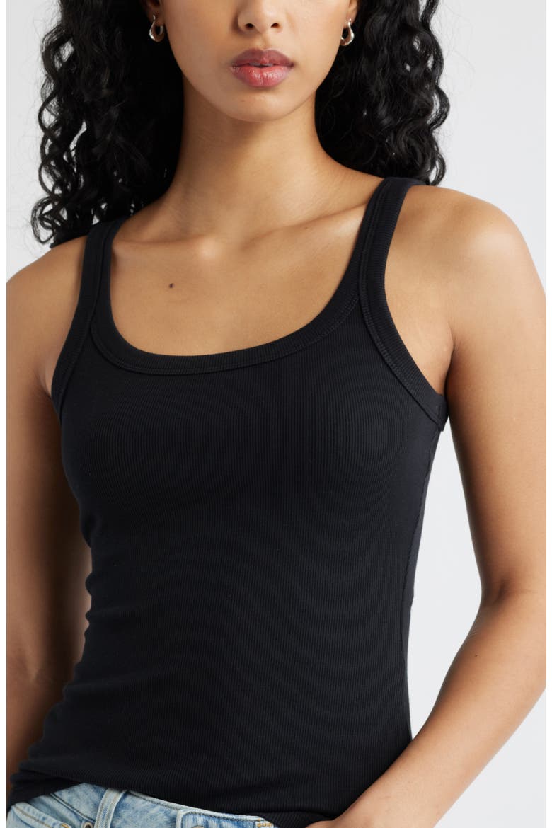 Rib Tank, Alternate, color, BLACK