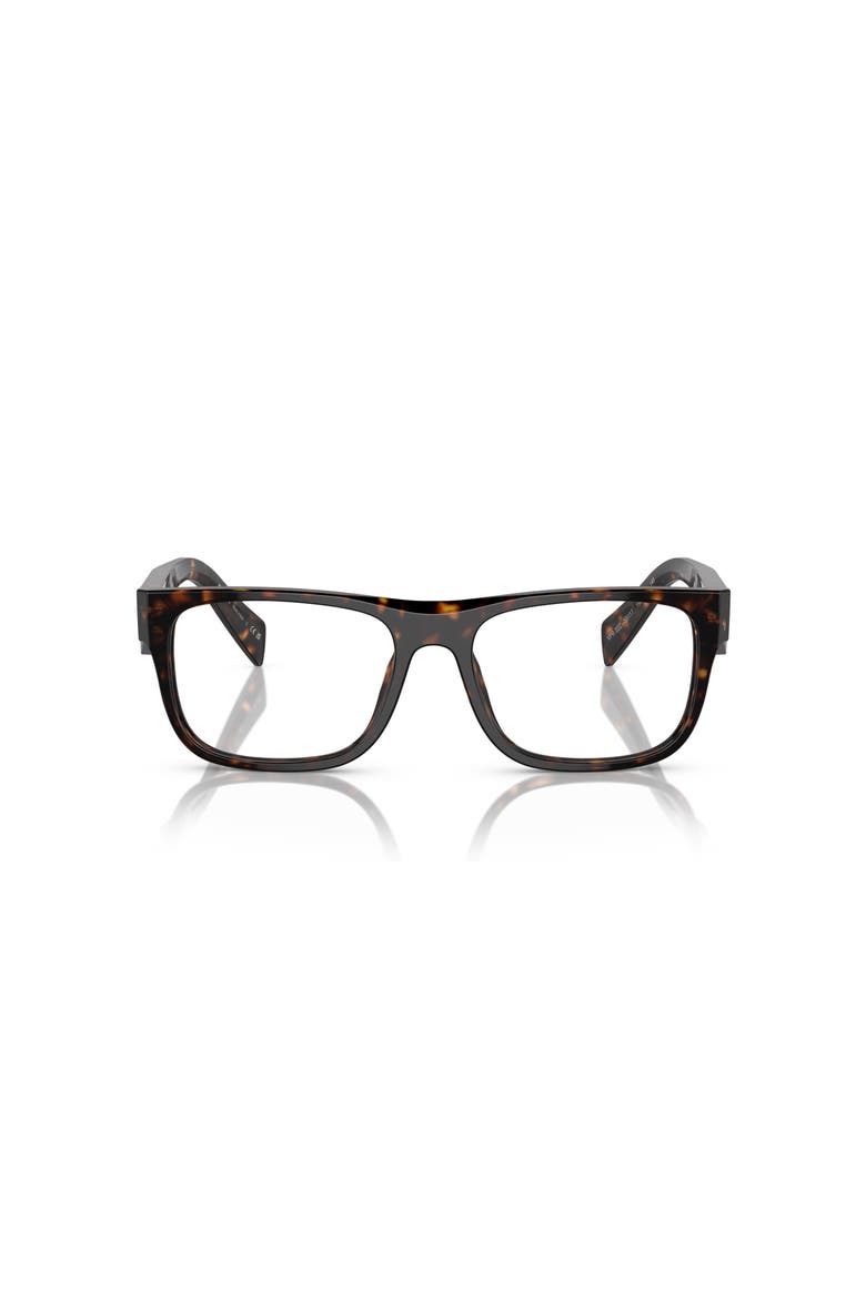 53mm Rectangle optical glasses, Alternate, color, Tortoise