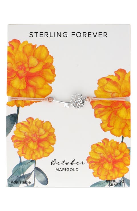 Birth Flower Bracelet