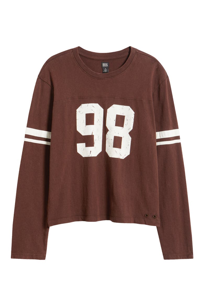 98 Long Sleeve Graphic T-Shirt, Alternate, color, BROWN