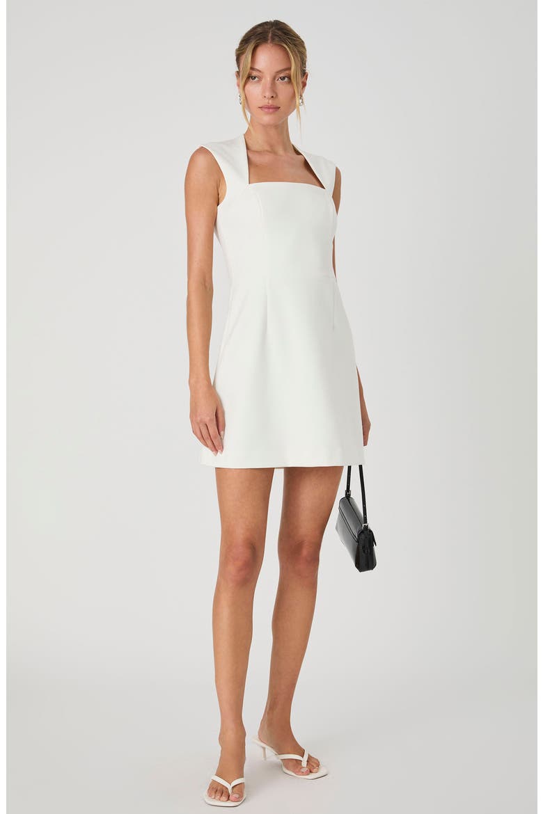 Ruth Whisper A-Line Dress, Alternate, color, SUMMER WHITE
