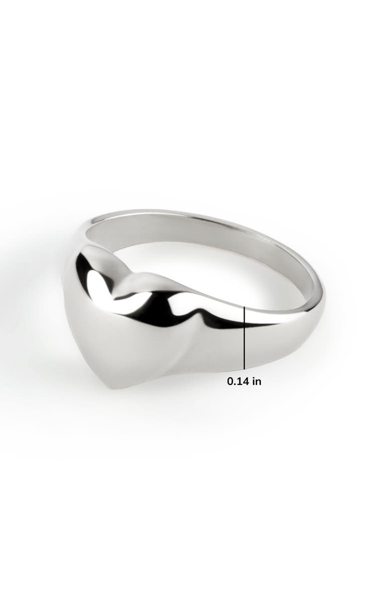 Ana Luisa Heart Ring - Isla Silver, Alternate, color, Silver