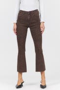 Dear John Jeanne Mid Rise Raw Hem Flare Jeans