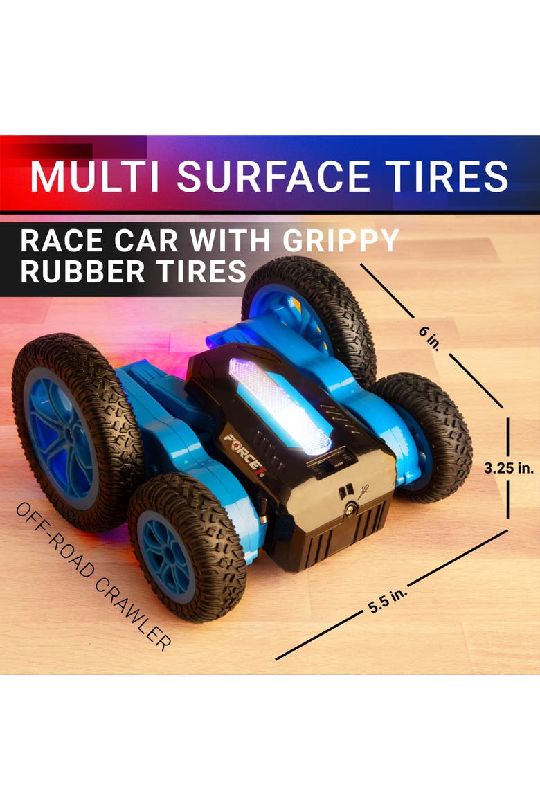 Tornado LED Remote Control Car, Alternate, color, Blue