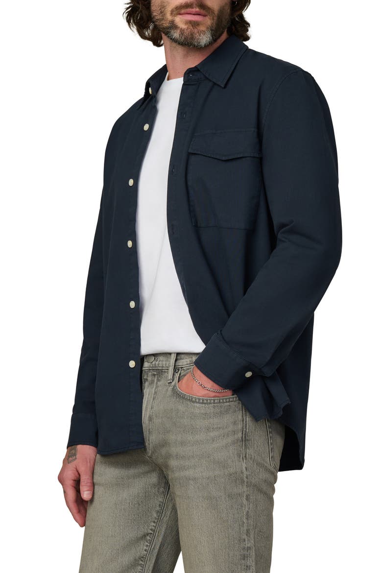 The Reynolds Workwear Button-Up Shirt, Alternate, color, TRUE NAVY