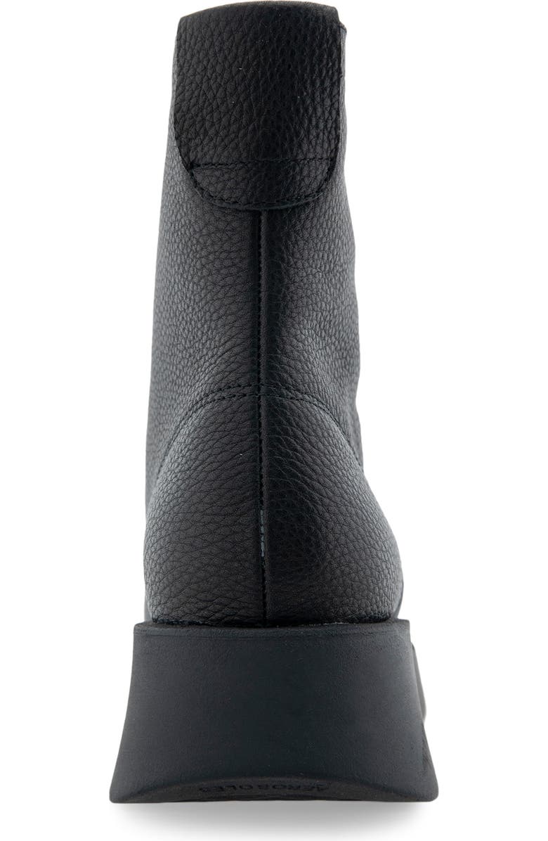 Aerosoles Francis Zip-Up Bootie, Alternate, color, Black Pebbled Leather