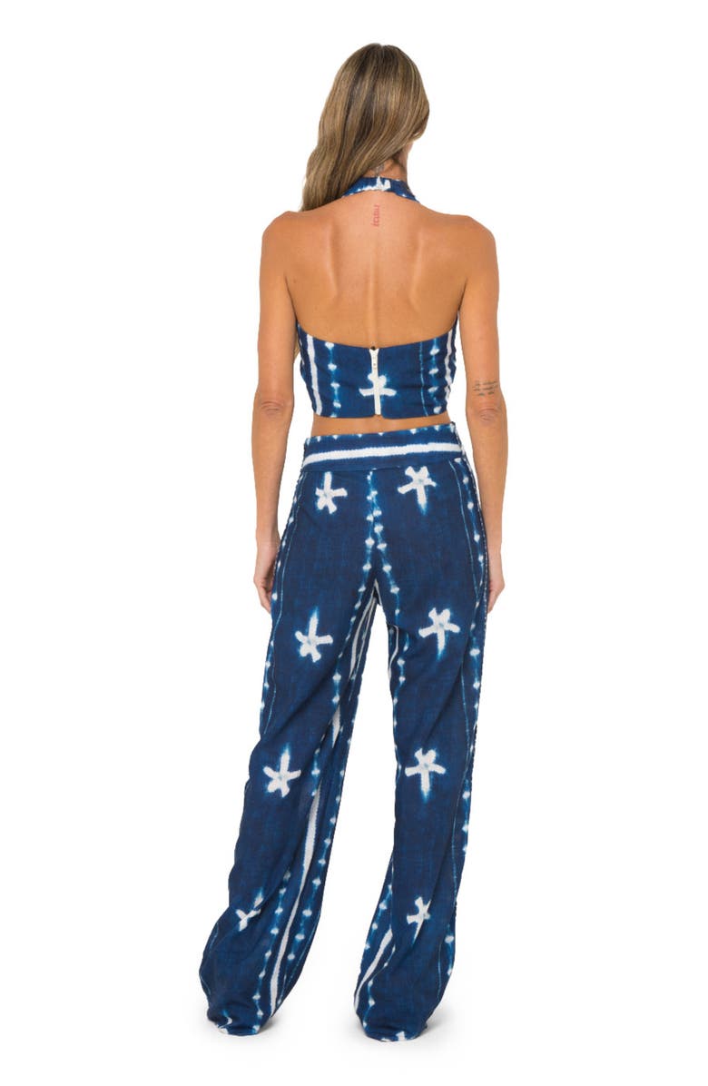 JBQ Nandy Top, Alternate, color, Indigo Shibori