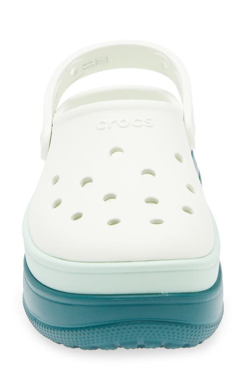 Crocs Classic Stacked Clog In Green