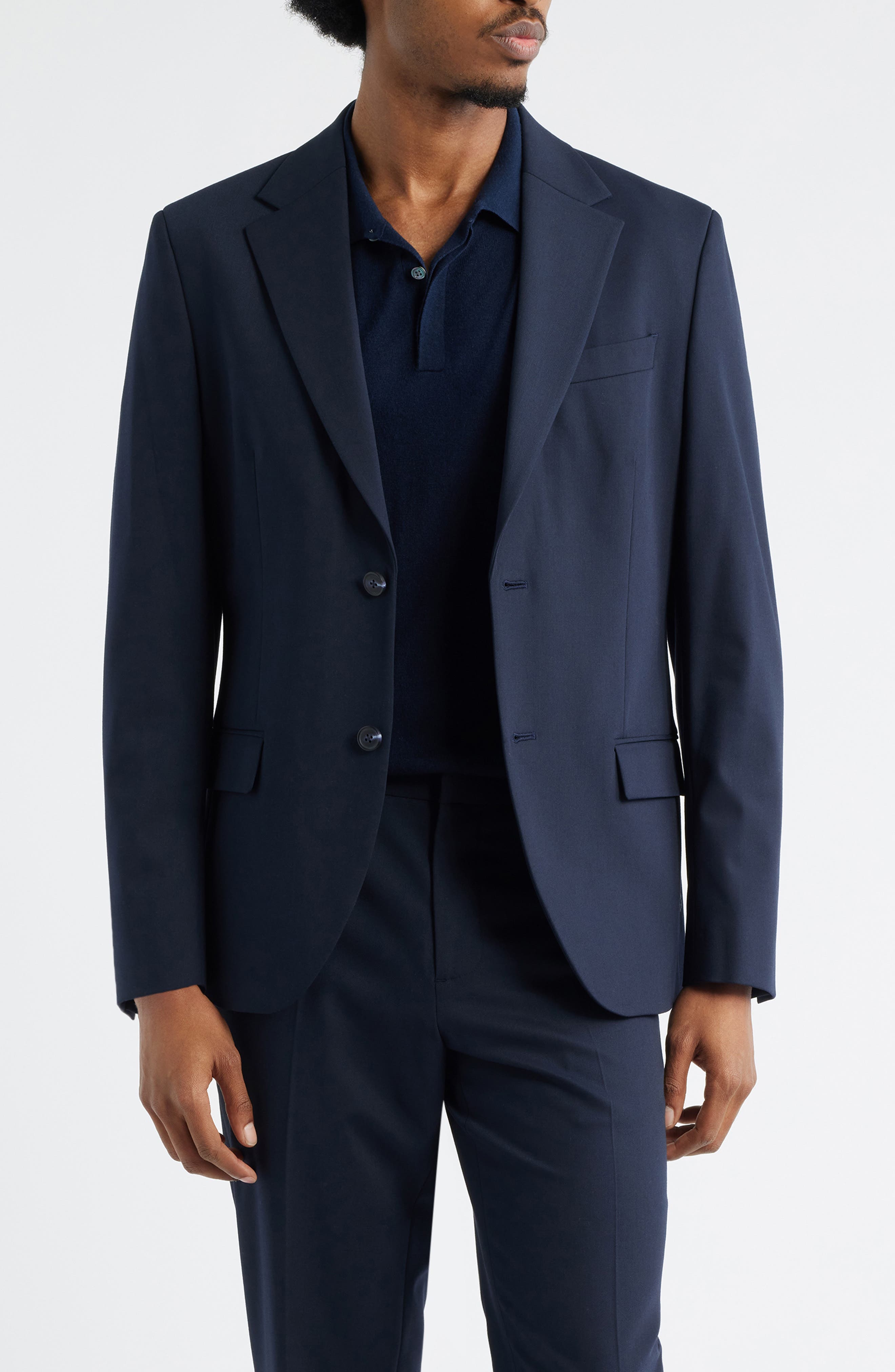 Homme Plissé Issey Miyake Basics Pleated Single Breasted Blazer