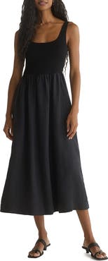 Bella Dahl Mixed Media Midi Dress