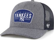 '47 Men's '47 Charcoal/Navy New York Yankees Slate Trucker Snapback Hat