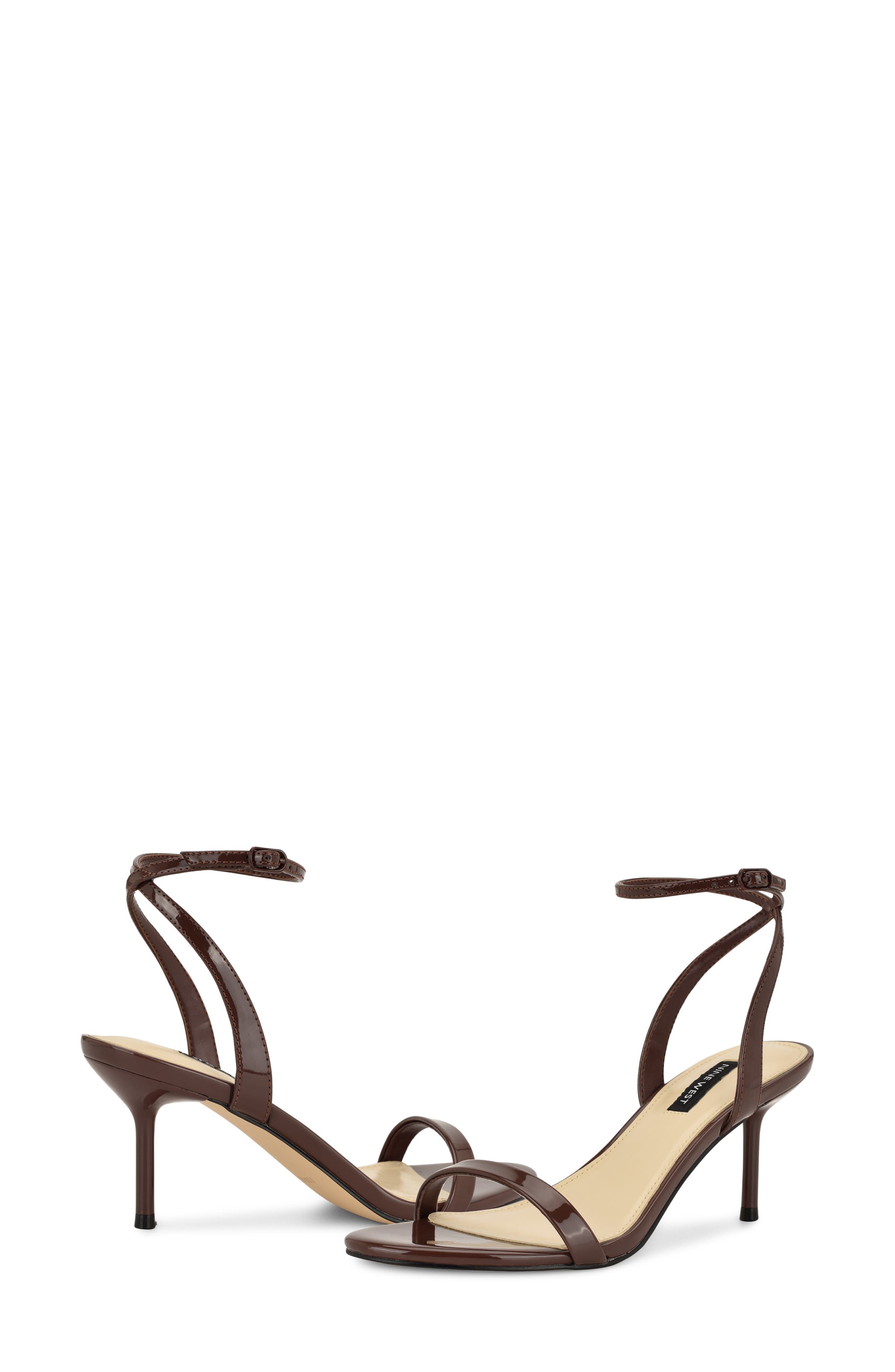 Waltz Ankle Strap Sandal, Alternate, color, MEDIUM BROWN