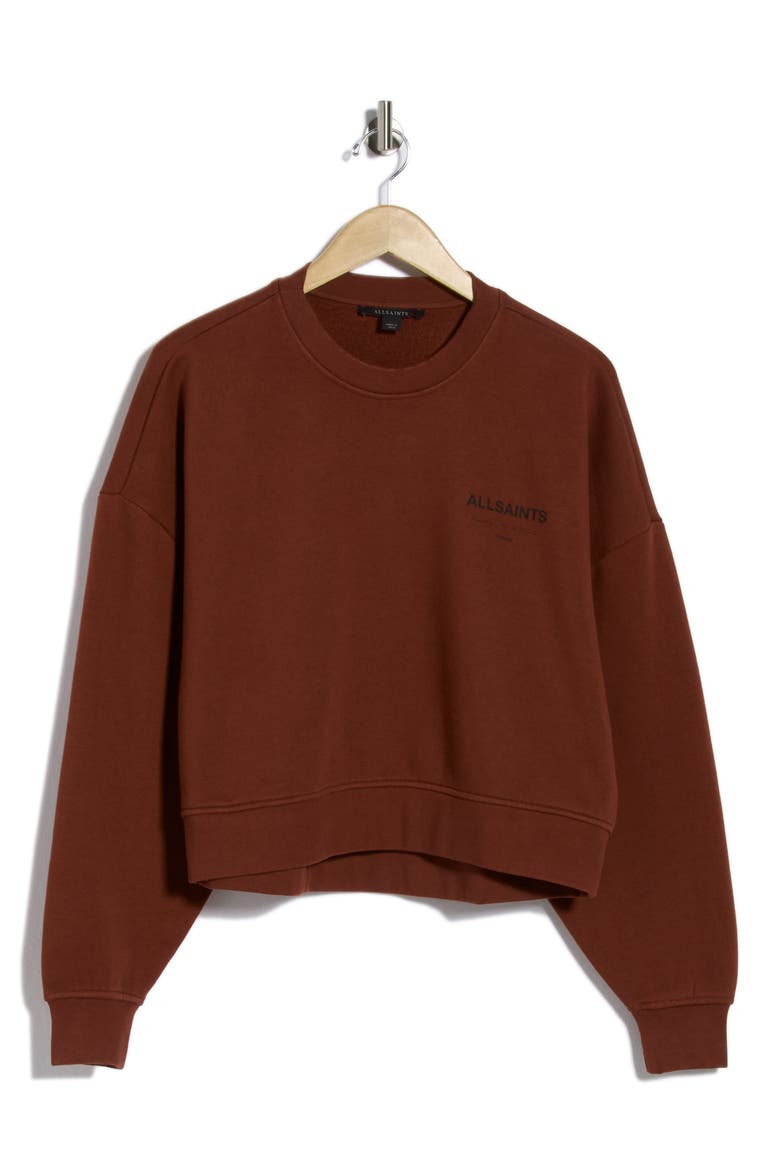 Future Lila Graphic Sweatshirt, Alternate, color, BURNT RED