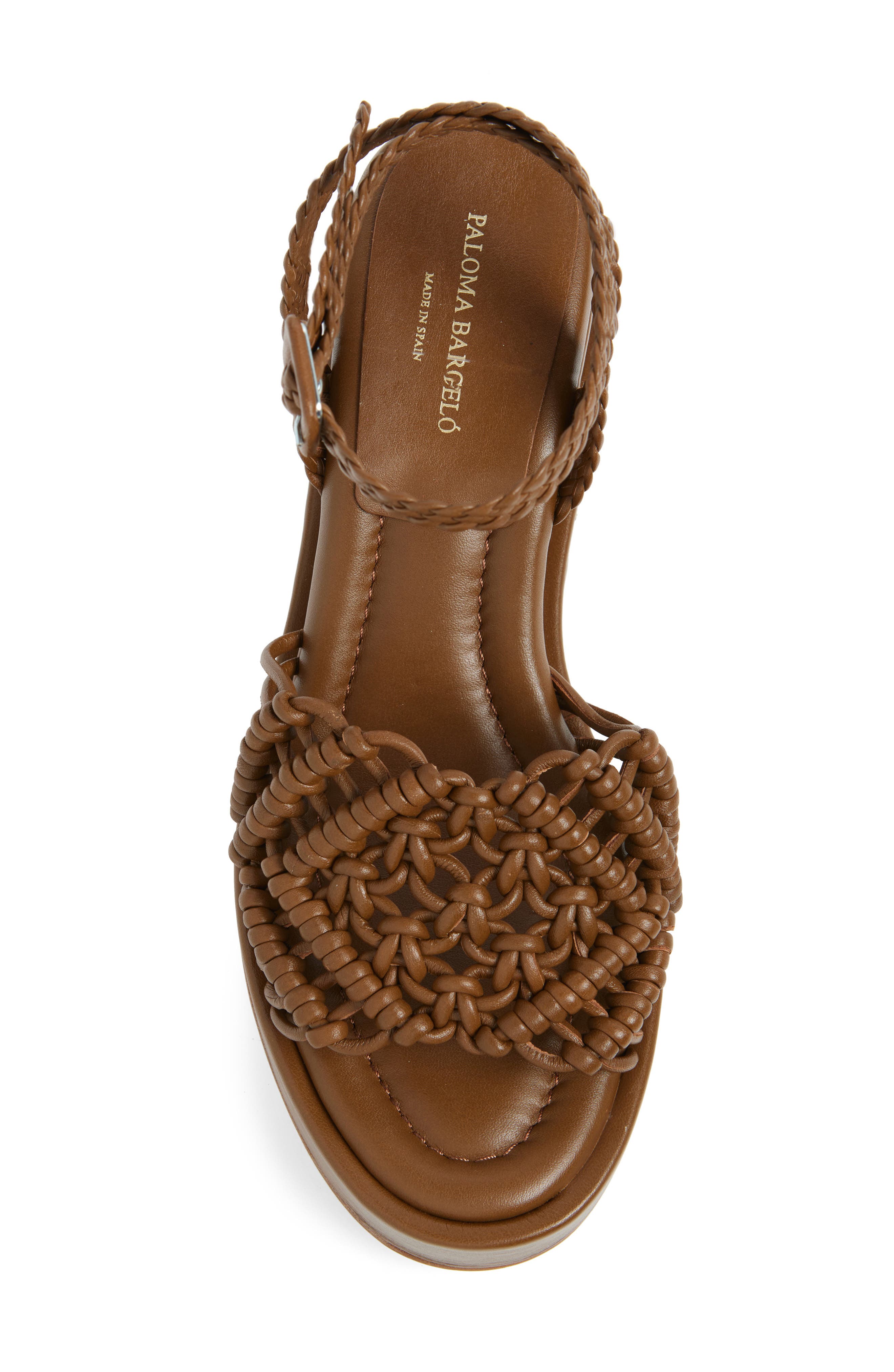 Paloma Barcelo Vallet Platfom Wedge Ankle Strap Sandal, Alternate, color, 
