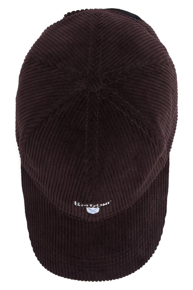 Preston Cotton Corduroy Baseball Cap, Alternate, color, BROWN
