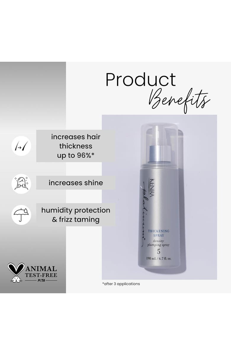 KENRA #5 Platinum Thickening Spray 6.7 oz, Alternate, color, N/A